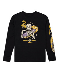 1 Transender - Long Sleeve T-Shirt for Boys Black Z2LSB1ELF1 Element