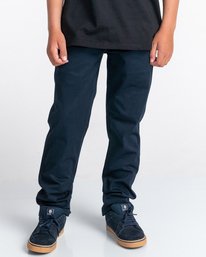 2 Howland Classic - Chinos for Boys Grey Z2PTB1ELF1 Element