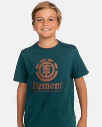 3 Vertical - T-Shirt für Jungen Grün Z2SSC8ELF1 Element