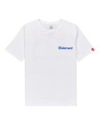 0 Joint - T-shirt pour Garçon Blanc Z2SSD9ELF1 Element