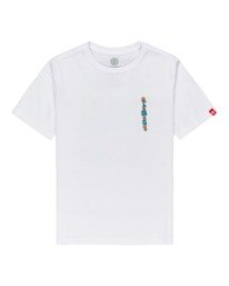 0 Karvel - T-shirt pour Garçon Blanc Z2SSE5ELF1 Element