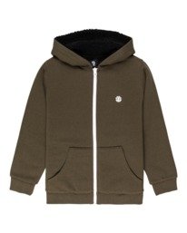 0 Bolton - Zip-Up Hoodie for Boys Green Z2WAB4ELF1 Element