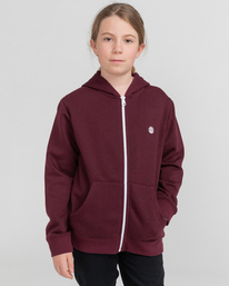 2 Cornell Classic - Zip-Up Sweatshirt for Kids White Z2ZHB4ELF1 Element