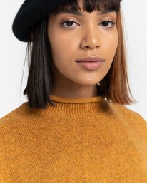 3 Roldal - Pull pour Femme Jaune Z3JPB1ELF1 Element