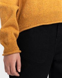 4 Roldal - Pull pour Femme Jaune Z3JPB1ELF1 Element