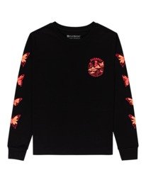 0 Nevso - Long Sleeve T-Shirt for Women Black Z3LSB1ELF1 Element