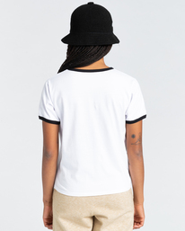 3 Baleek - T-shirt pour Femme Blanc Z3SSD2ELF1 Element