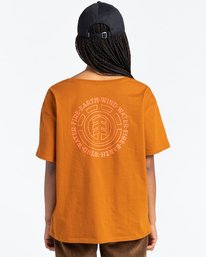 4 Exley - T-Shirt for Women Brown Z3SSD6ELF1 Element