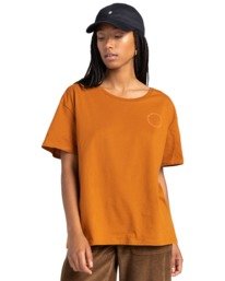 2 Exley - T-Shirt for Women Brown Z3SSD6ELF1 Element