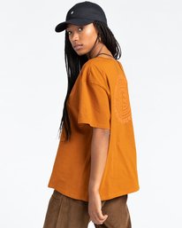 3 Exley - T-Shirt for Women Brown Z3SSD6ELF1 Element