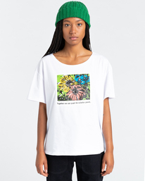 1 Toluca - Camiseta para Mujer Blanco Z3SSE2ELF1 Element