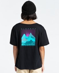 4 Lahotan - T-shirt pour Femme Noir Z3SSE6ELF1 Element