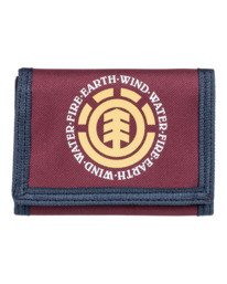 0 Elemental - Cartera de Triple Hoja Unisex Rojo Z5WLB1ELF1U Element