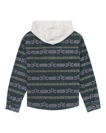 element, Polar Hooded Overshirt Y - Überhemd für Jungen 8-16, 4 WHEELS FOR UNITY BLUE (btg6) Polar Hooded Overshirt Y - Overshirt for Boys 8-16  ELBJK00137