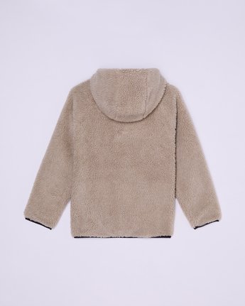 element, Wolfe Sherpa Y - Sherpa Jack voor Jongens 8-16, OAT MILK (teg0) Wolfe Sherpa Y - Sherpa Jacket for Boys 8-16  ELBJK00138