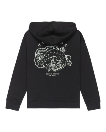element, Aligator Y - Pull zippé à capuche pour Garçon 8-16 ans, FLINT BLACK (fbk) Aligator Y - Zip Hoodie for Boys 8-16  ELBSF00203