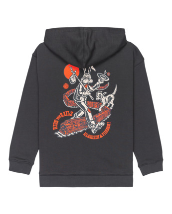 element, Timber On Track Po Y - Sweat à capuche pour Garçon 8-16 ans, OFF BLACK (kta0) Timber On Track Po Y - Hoodie for Boys 8-16  ELBSF00205