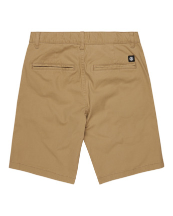 element, Howland Classic 17" - Chino Shorts for Boys 8 - 16, KHAKI (kha) Howland Classic 17" - Chino Shorts for Boys 8 - 16  ELBWS00121