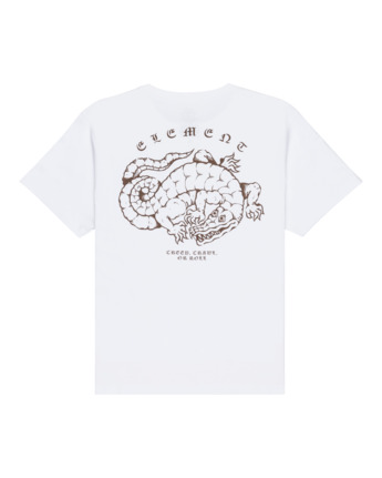 element, Aligator Y - Short Sleeve T-Shirt for Boys 8-16, OPTIC WHITE (wbb0) Aligator Y - Short Sleeve T-Shirt for Boys 8-16  ELBZT00254