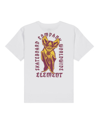 element, Bite Me Y - Short Sleeve T-Shirt for Boys 8-16, OPTIC WHITE (wbb0) Bite Me Y - Short Sleeve T-Shirt for Boys 8-16  ELBZT00255