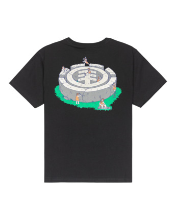 element, Stone Age Y - Short Sleeve T-Shirt for Boys 8-16, FLINT BLACK (fbk) Stone Age Y - Short Sleeve T-Shirt for Boys 8-16  ELBZT00261