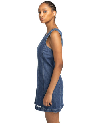 element, Melanie - Mini Denim Dress for Women, MID USED (bnt0) Melanie - Mini Denim Dress for Women  ELJDD00102