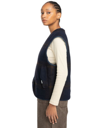 element, Reija  - Insulator Vest for Women, ECLIPSE NAVY/JAVA PLAID (ktp1) Reija  - Insulator Vest for Women  ELJJK00128