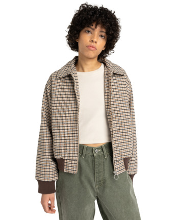 Dogtooth Bomber W - Bomber Jacket for Women  ELJJK00141