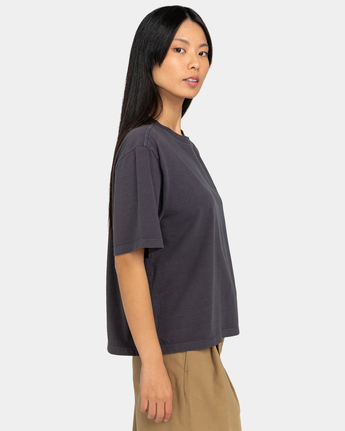 element, Basic Pigment - T-Shirt for Women, OFF BLACK (kta0) Basic Pigment - T-Shirt for Women  ELJKT00102