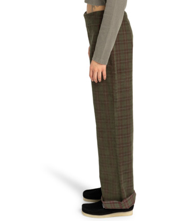 element, Westward Corduroy W - Pantaloni di Velluto da Donna, CORDUROY CHECKS (rss1) Westward Corduroy W - Corduroy Trousers for Women  ELJNP00129