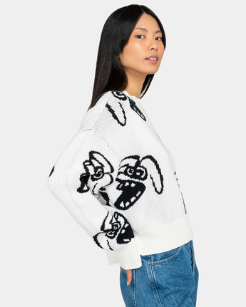 element, Halden Dog - Jumper for Women, EGRET (wbs0) Halden Dog - Jumper for Women  ELJSW00103