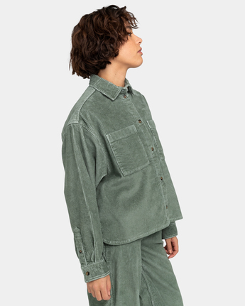 element, Ava - Long Sleeve Shirt for Women, AGAVE GREEN (gzc0) Ava - Long Sleeve Shirt for Women  ELJWT00104