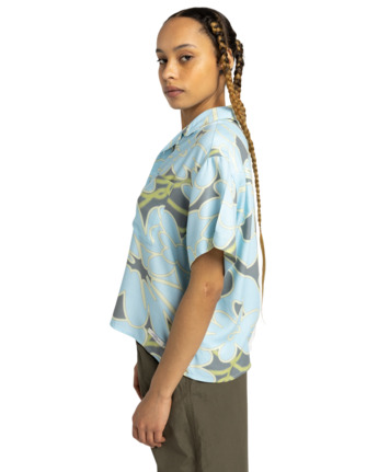 element, Hang Out - Short Sleeves Shirt for Women, POP YELLOWBLUE (bzm7) Hang Out - Short Sleeves Shirt for Women  ELJWT00112