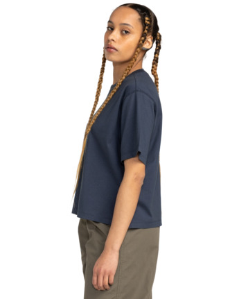 element, Velvet - Short Sleeves T-Shirt for Women, BLUE NIGHTS (bst0) Velvet - Short Sleeves T-Shirt for Women  ELJZT00137
