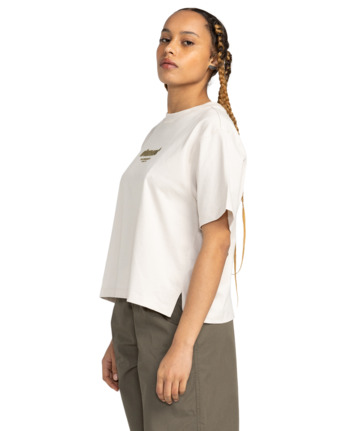 element, Velvet - Short Sleeves T-Shirt for Women, OAT MILK (teg0) Velvet - Short Sleeves T-Shirt for Women  ELJZT00137