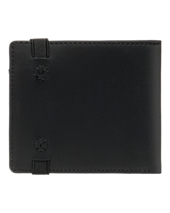 element, Icon Strap - Portafoglio grande a due ante resistente, FLINT BLACK (fbk) Icon Strap - Heavy Duty Large Bi-Fold Wallet  ELYAA00207