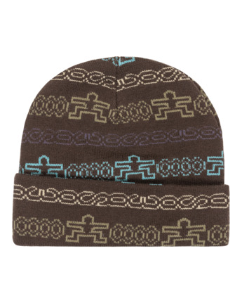 element, Mid Icon Jacquard - Bonnet classique, 4 WHEELS FOR UNITY (ctf6) Mid Icon Jacquard - Classic Crown Beanie  ELYHA00238