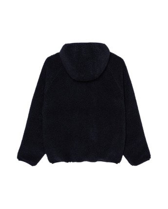 element, Wolfe Sherpa - Wendbarer Sherpa-Kapuzenpulli für Männer, OFF BLACK (kta0) Wolfe Sherpa - Reversible Sherpa Hoodie for Men  ELYJK00225