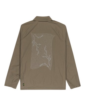 element, FFNC Coach - Chaqueta de Entrenador Impermeable  para Hombre, STONE GRAY (cpn0) FFNC Coach - Waterproof Coach Jacket for Men  ELYJK00252