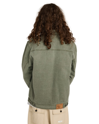 element, Trucker Canvas - Canvas Jack voor Heren, FOREST NIGHT (csn0) Trucker Canvas - Canvas Jacket for Men  ELYJK00264