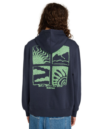 element, 4 Elements Po - Hoodie for Men, ECLIPSE NAVY (ecn) 4 Elements Po - Hoodie for Men  ELYSF00321