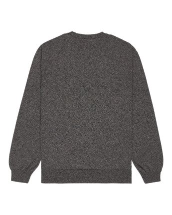 element, Icon Embroidery Sw - Rundhalspullover für Männer, MID GREY HEATHER (sgbh) Icon Embroidery Sw - Crew Neck Jumper for Men  ELYSW00115