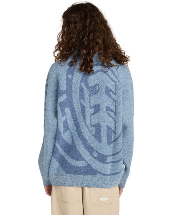 element, Double Icon Cr - Pull à col rond pour Homme, MID GREY HEATHER (sgbh) Double Icon Cr - Crew Neck Jumper for Men  ELYSW00129
