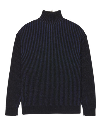 element, 2Tone Rib Quarter Zip - Sweat à fermeture zippée pour Homme, ECLIPSE NAVY (ecn) 2Tone Rib Quarter Zip - Quarter Zip Sweater for Men  ELYSW00131