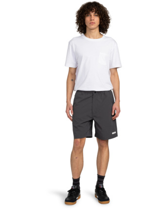 element, Howland Venture 19" - Shorts mit elastischem Bund für Männer, OFF BLACK (kta0) Howland Venture 19" - Elastic Waist Walkshorts for Men  ELYWS00132