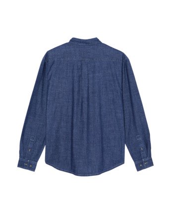 element, Button Down Regular Chambray - Chemise manches longues pour Homme, CHAMBRAY BLUE (bhd0) Button Down Regular Chambray - Long Sleeve Shirt for Men  ELYWT00192