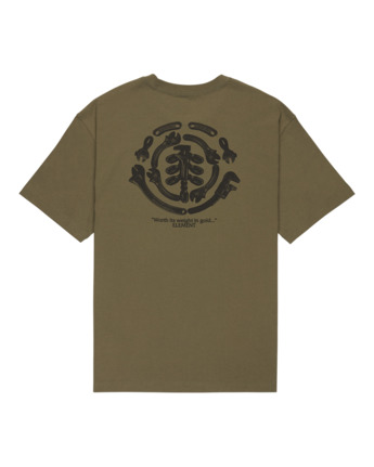element, Iron Works - T-Shirt à manches courtes pour Homme, KALAMATA (gzh0) Iron Works - Short Sleeve T-Shirt for Men  ELYZT00565
