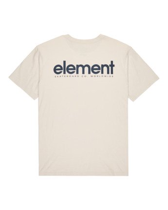 element, Lowcase Bp - T-Shirt à manches courtes pour Homme, OAT MILK (teg0) Lowcase Bp - Short Sleeve T-Shirt for Men  ELYZT00594