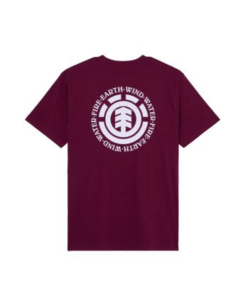 element, Seal Bp - T-Shirt à manches courtes pour Homme, ZINFANDEL (rss0) Seal Bp - Short Sleeve T-Shirt for Men  ELYZT00596