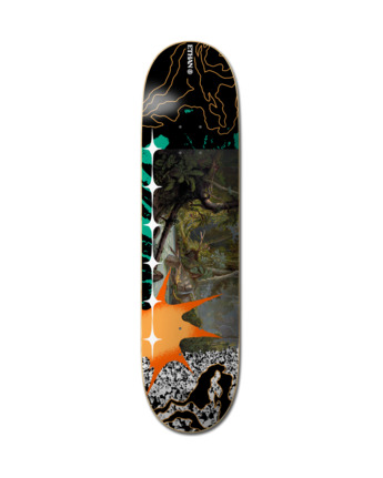 Moose Elch Old School Skateboard Deck (25,4 X 83,8 Cm Natur